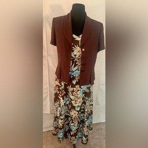 Danny & Nicole floral print dress